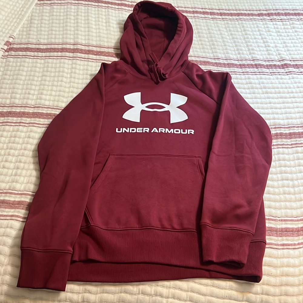 Never worn UA women’s hoodie medium